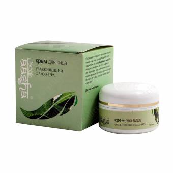 Крем для лица увлажняющий с экстрактом алое вера, Aasha Herbals