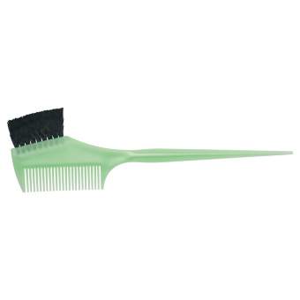 Кисть для окрашивания волос с расчёской Green (black bristles) Кисть для окрашивания волос с расчёской Green (black bristles)