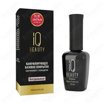IQ beauty, rubber base coat, natural color, 10ml